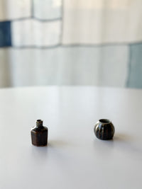 Chihiro Kiln - Tiny Vase, Brown