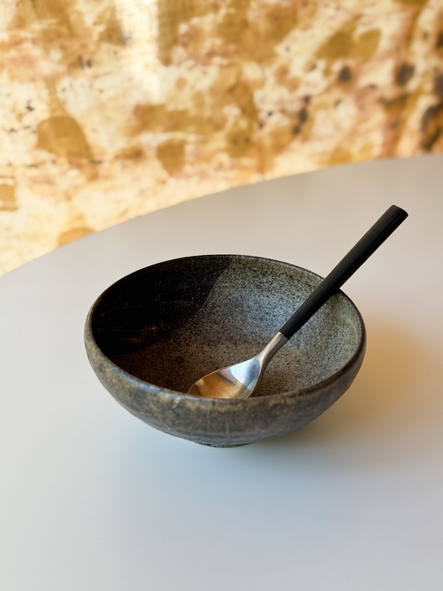 Moriyama Kiln - Bowl, Brush Pattern, Dark Brown