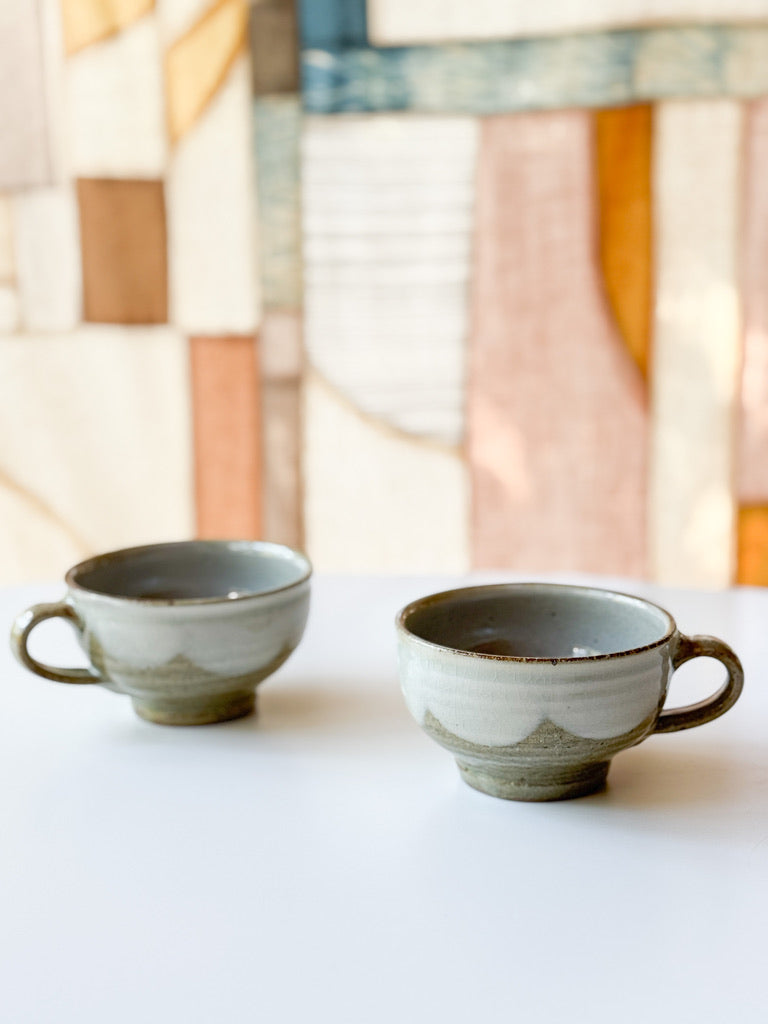 Kajiya Kiln - Soup &  Cafe au lait Cup, White