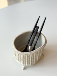 Yamanokuchi Kiln - Ovel Folwer Vase with Legs