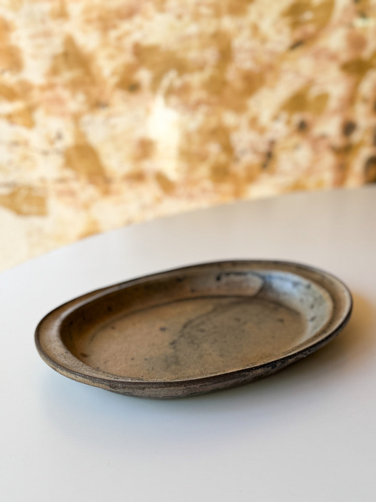 Moriyama Kiln - Tane platter, Dark