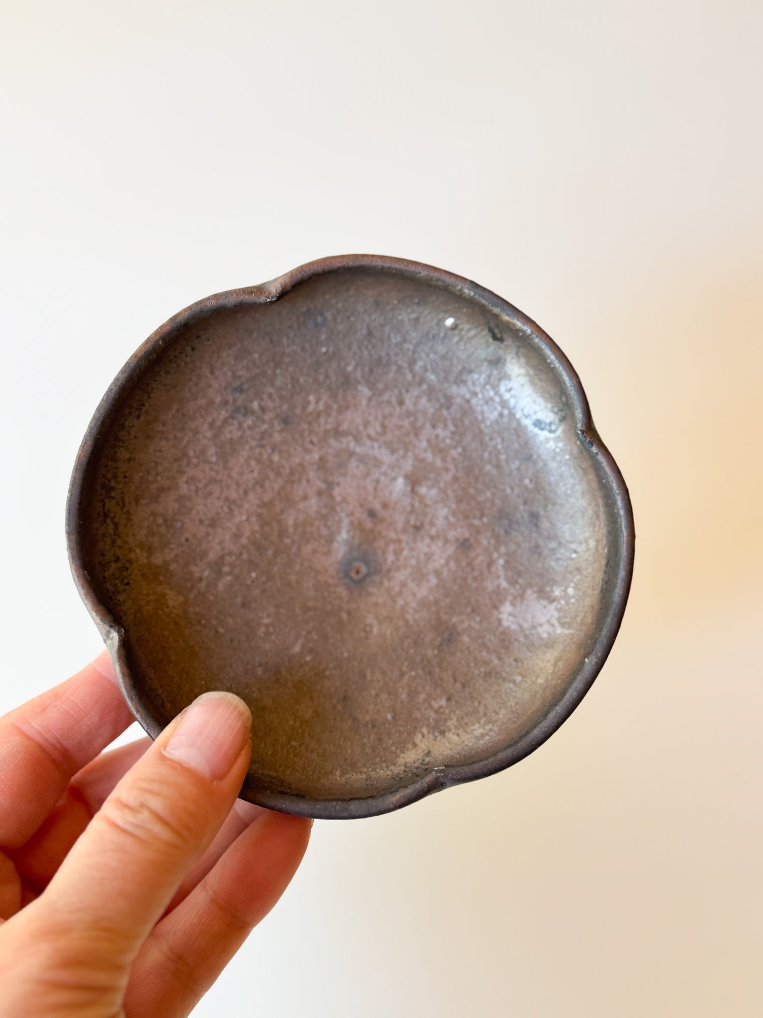 Moriyama Kiln - "Hana" flower mini plate