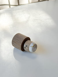 Wooden Top Toy - Cow