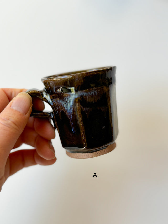 Nakadera kiln - Espresso cup, Dark Brown