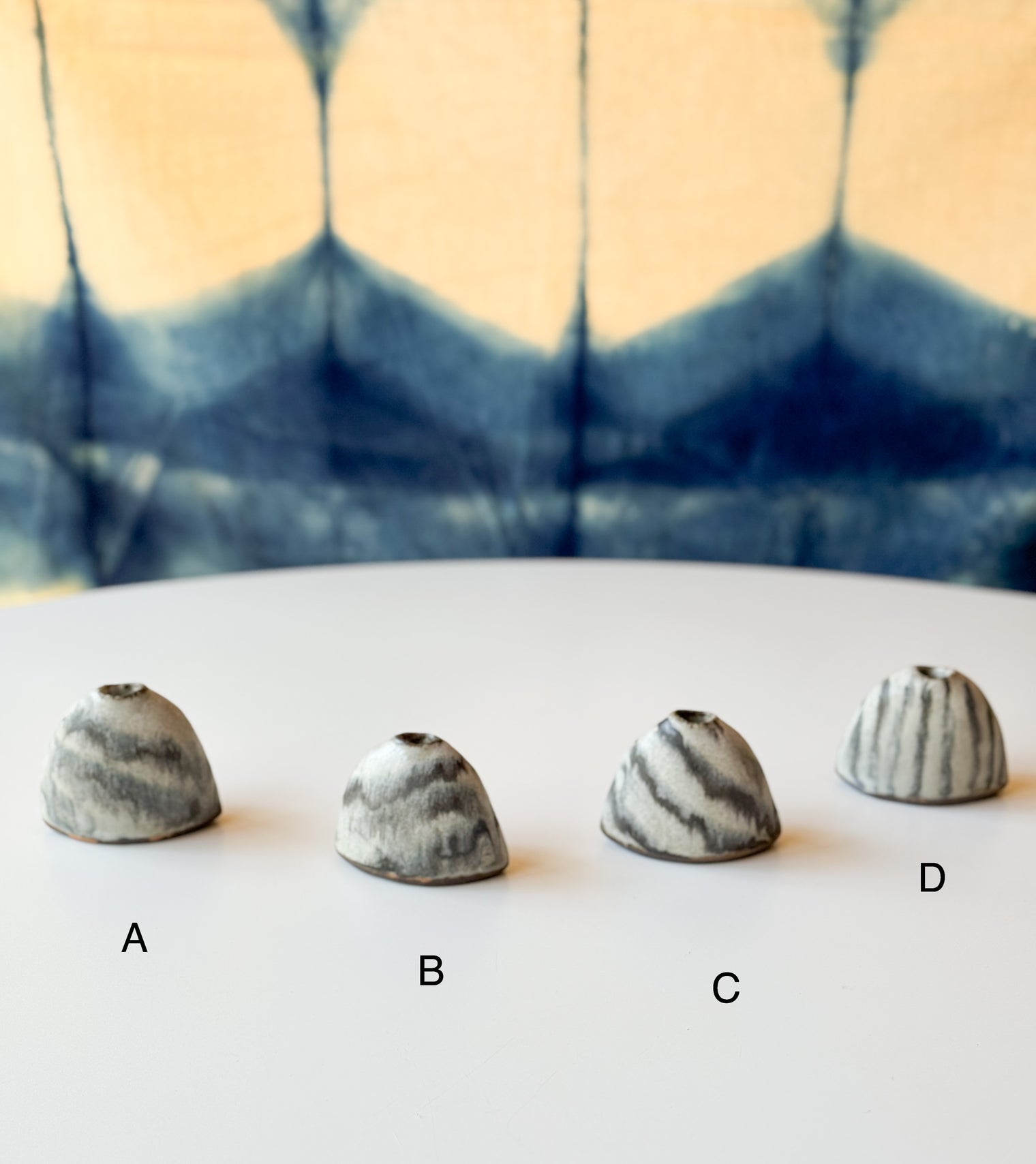 Issaki kiln - Mini bud vase, Stripe