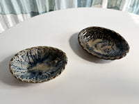Mizuho Kiln - Floral Oval Shallow Bowl