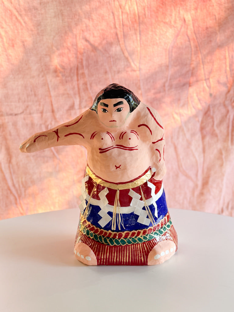 Paper Mache Doll - Rikishi Sumo Wrestler!