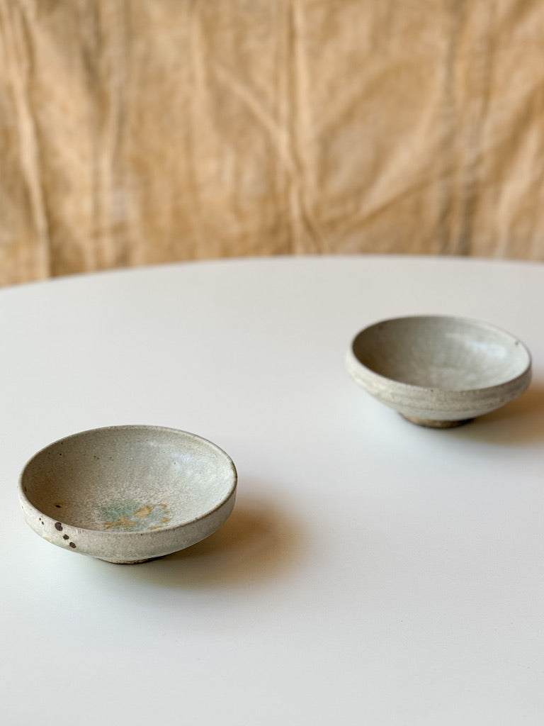 Moriyama Kiln - "Kobachi" small shallow bowl, White