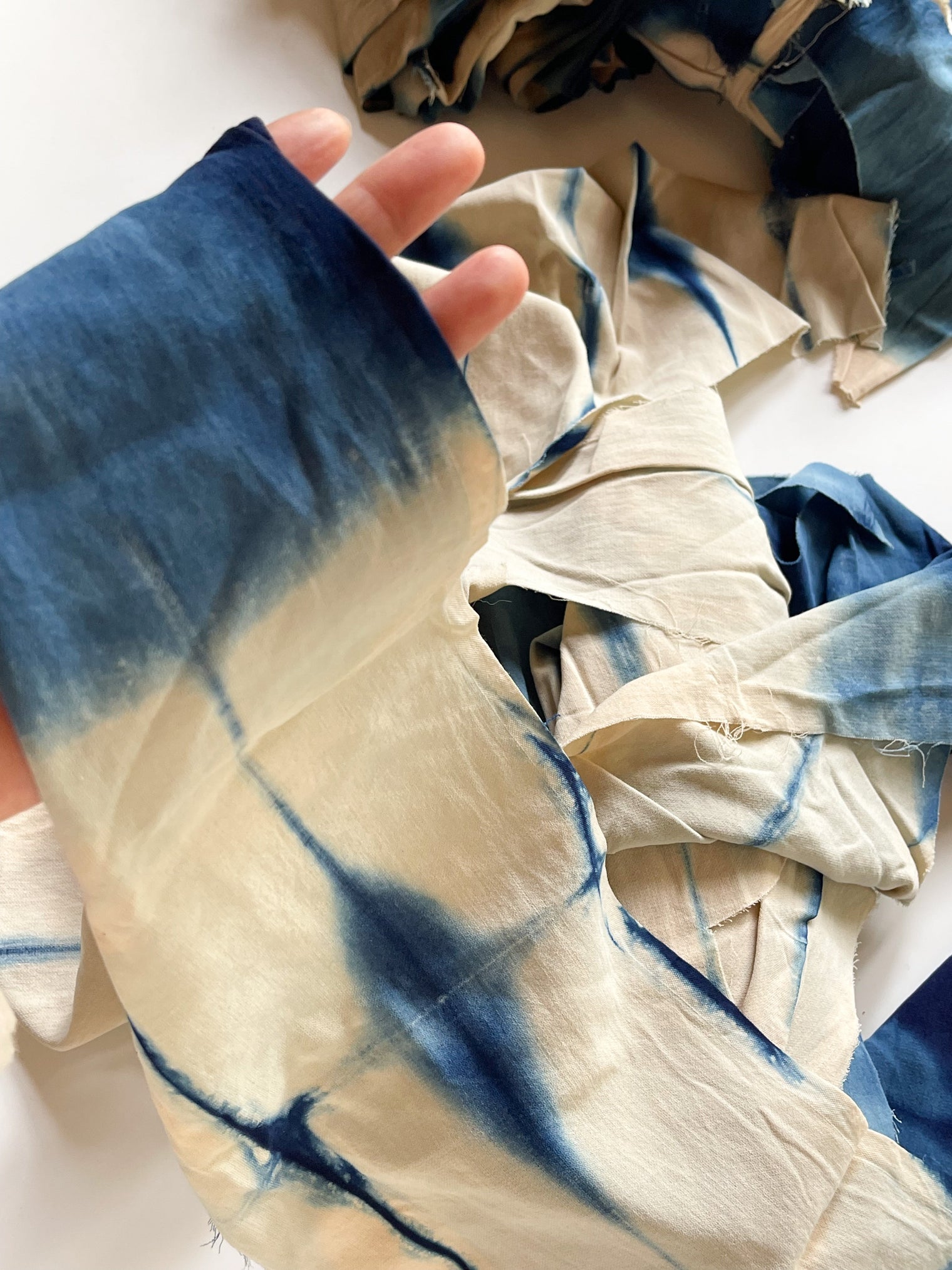 Takarajima Senkou -  Scrap indigo fabric