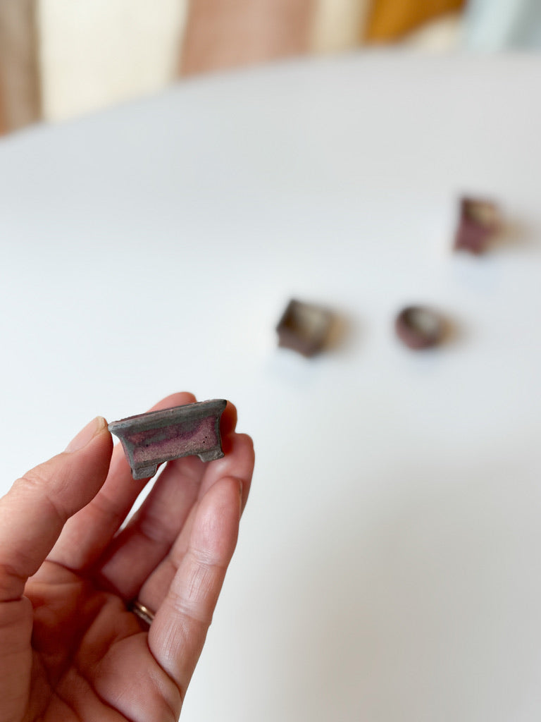Tiny Vintage Planters – from Kyushu (maybe!)