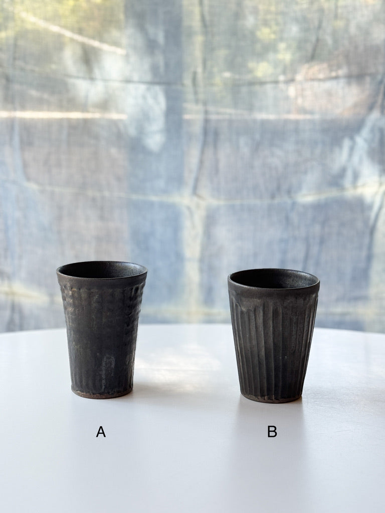 Issaki kiln -  Black Tumbler
