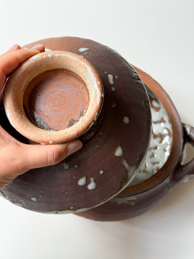 Mugihiko Kitagawa - Vegetable Dyed Donabe Pot, M