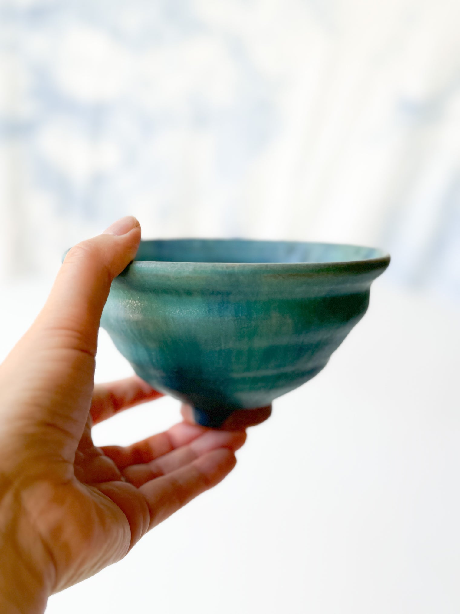 Ayoo Pottery by Naoki Kanazawa - Matcha bowl, "Starry night ocean"