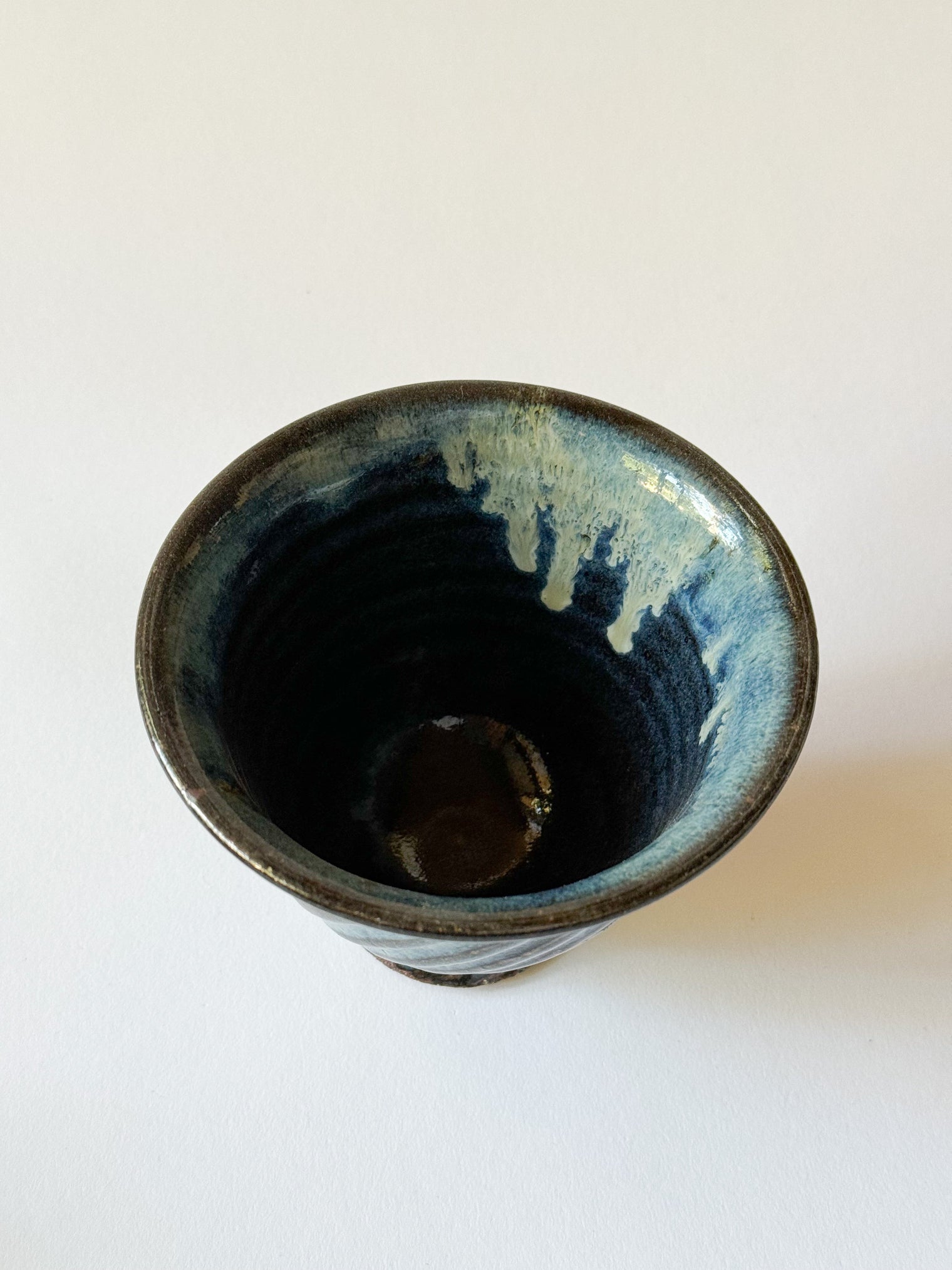 Mizuho Kiln - Tall cup, "Shinogi"