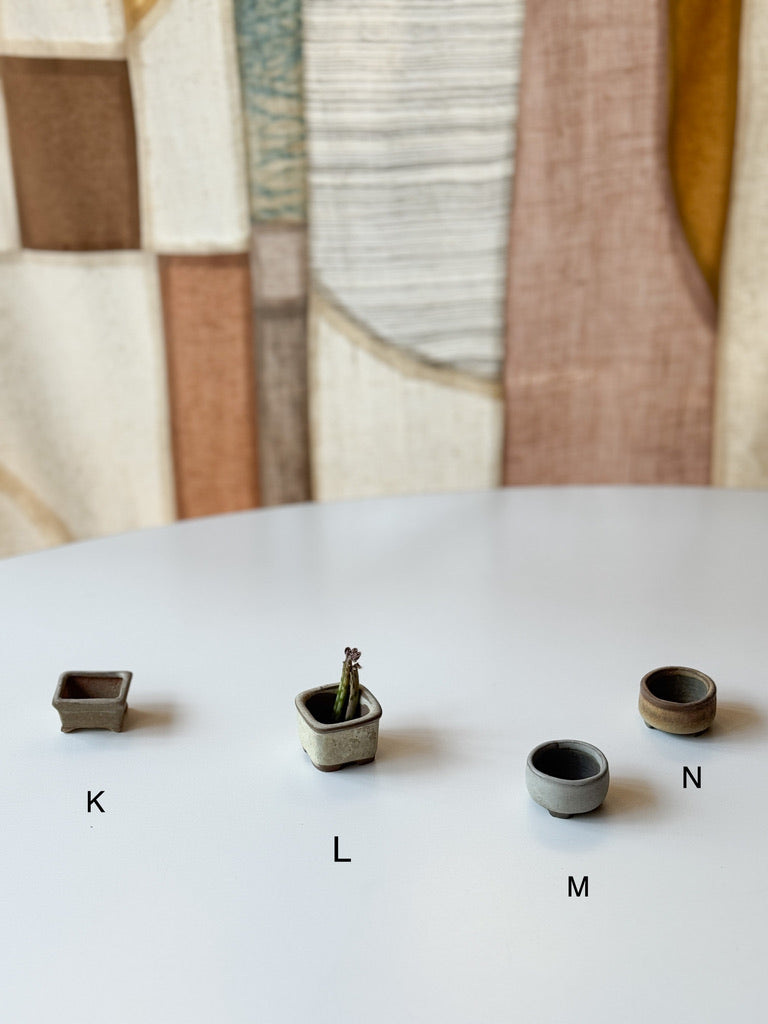 Tiny Vintage Planters – from Kyushu (maybe!)