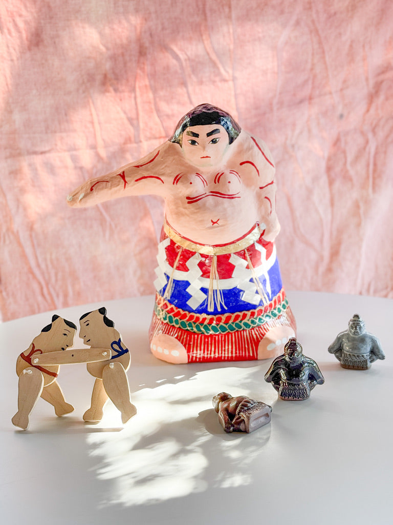 Paper Mache Doll - Rikishi Sumo Wrestler!