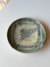 Issaki kiln -  Straw White Ash Glaze Plate