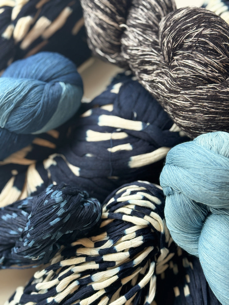 Ikeda Kasuri Kobo - Indigo Dyed Cotton Thread, "Kasuri Ito", E