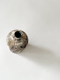 Moriyama Kiln -  "Chasabi", brown rusty vase, tall