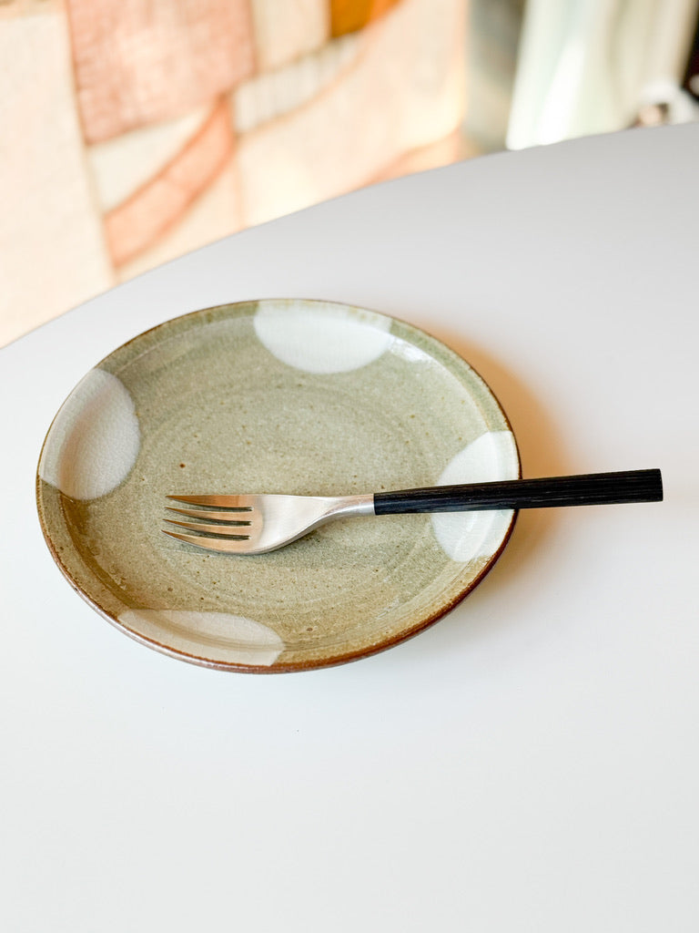 Kajiya Kiln - Plate, Makugake White