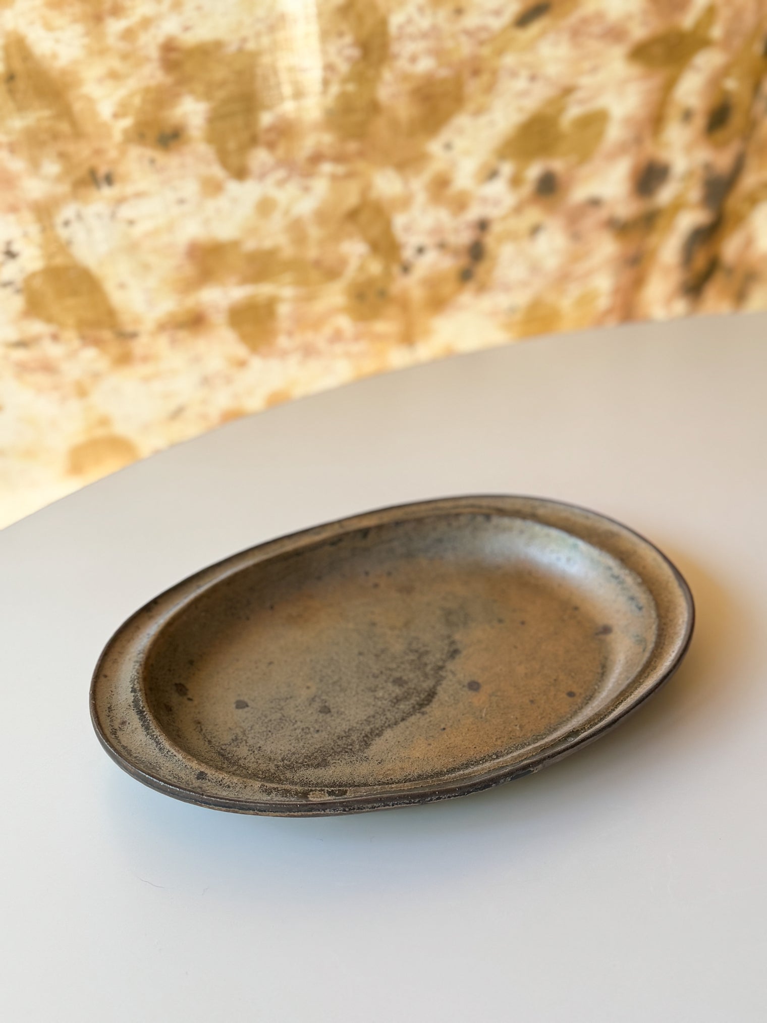 Moriyama Kiln - Tane platter, Dark
