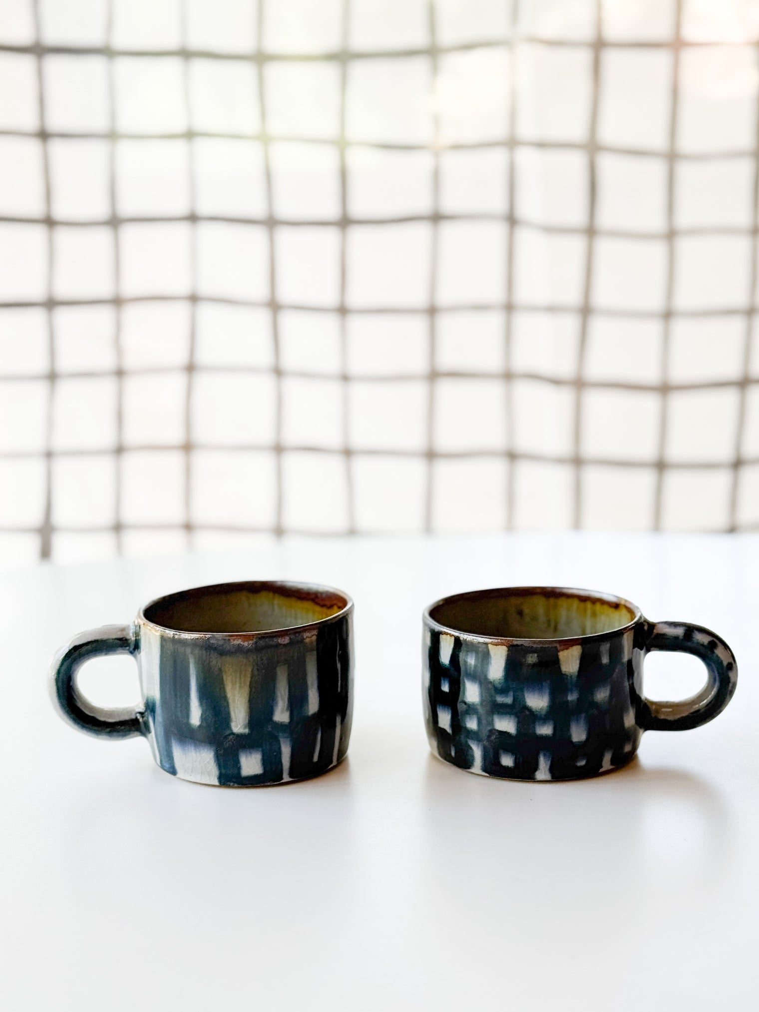 Maruo Kiln - Check Pattern Collection, Mug Cup