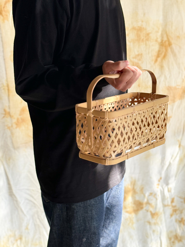 Bamboo Basket by Youn Minyoung - "Sukkiri Kaban", Small