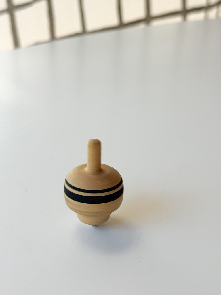 Wooden Top Toy - Tiger