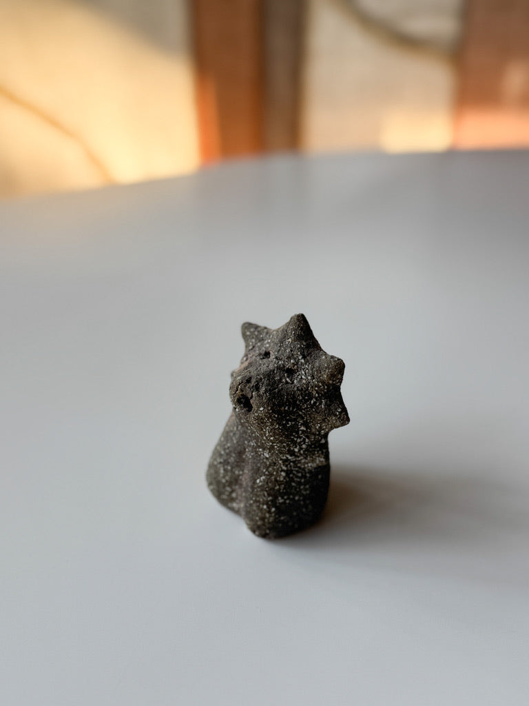 Nakadera kiln - Small Creature Figurine, Sun