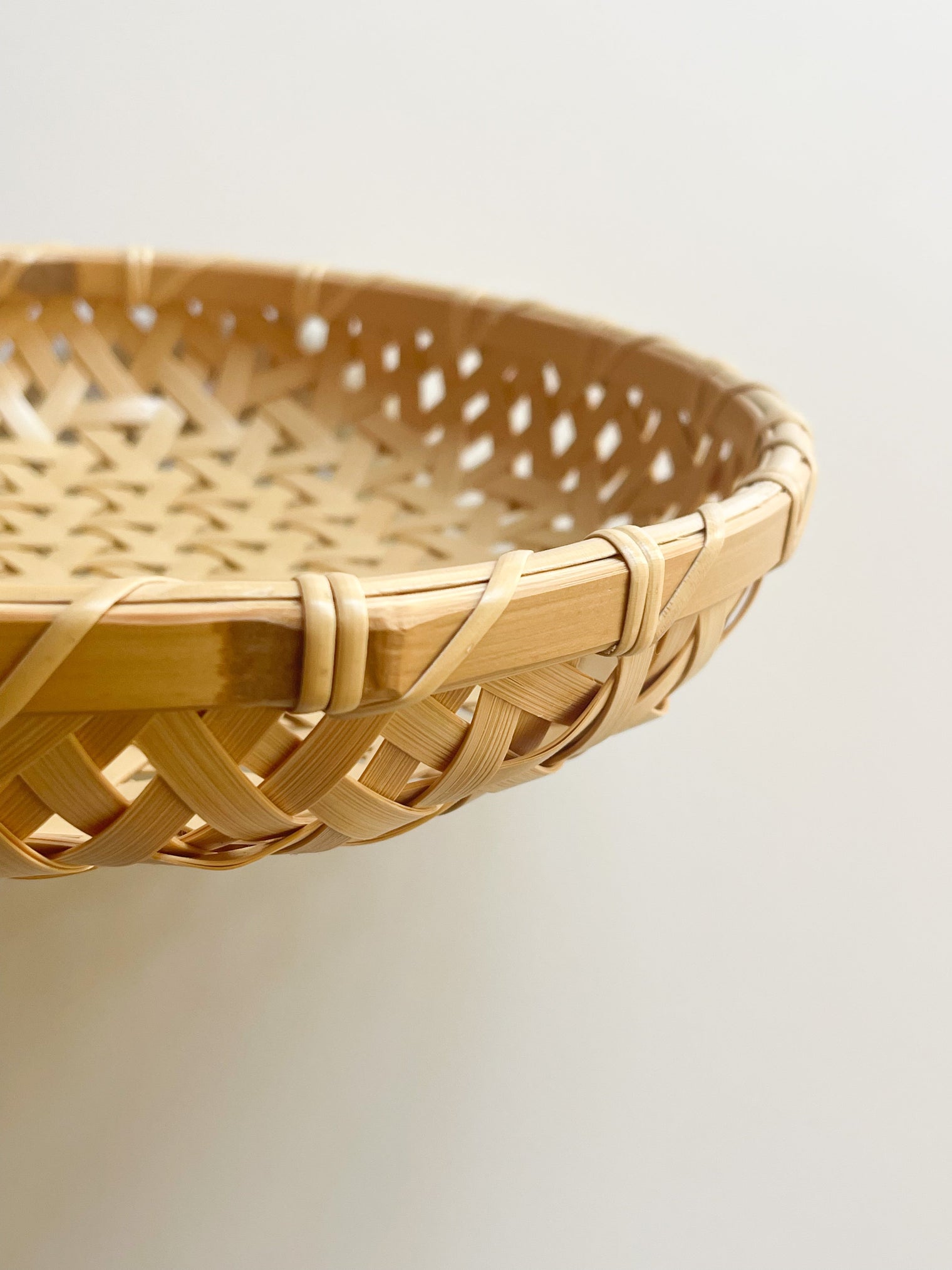 Chikufusha, handcrafted bamboo basket, strainer, Yoka Good Things