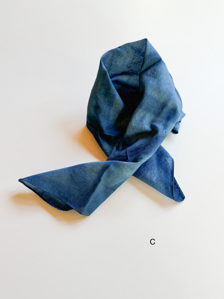 Ikeda Kasuri Kobo - Indigo Dyed Cotton Bandana