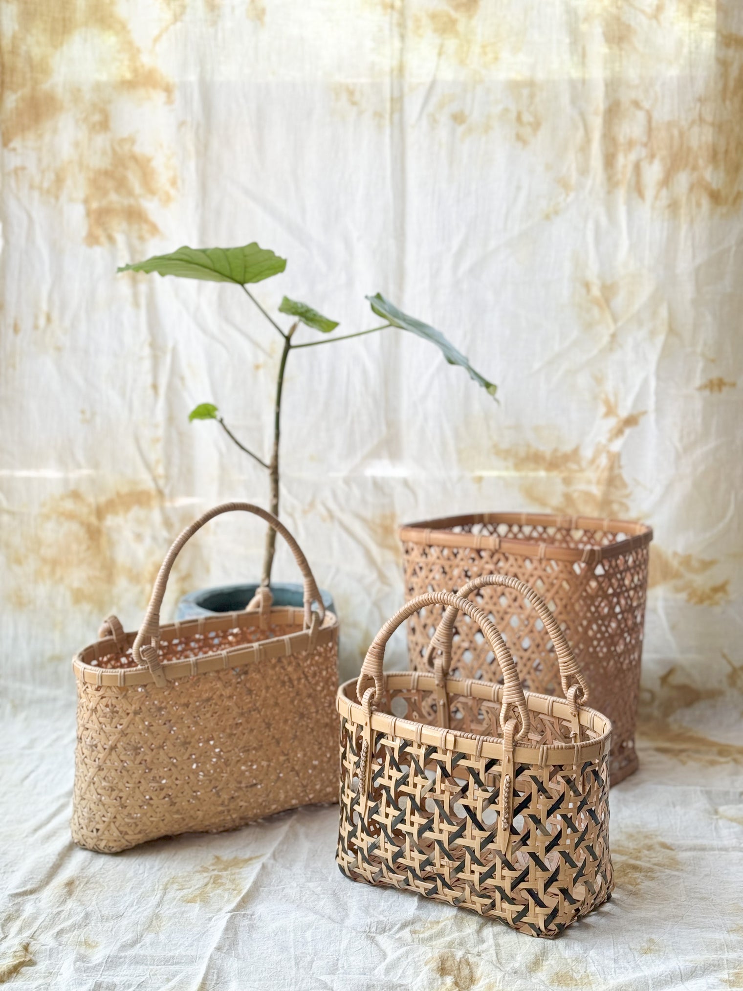 Yasuo Fukusaki, Bamboo basket, Hand crafted, Yoka Good Things