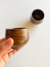 Load image into Gallery viewer, Chihiro Kiln -  &quot;Tree ring&quot; mini cup
