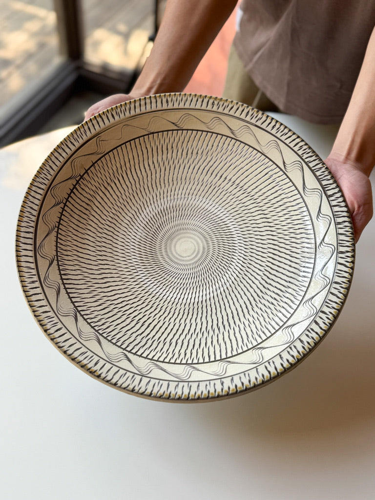 Onta Kiln -  Big Serving Plate A