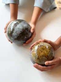 Mugihiko Kitagawa - Vegetable Dyed Round Jar, Planet