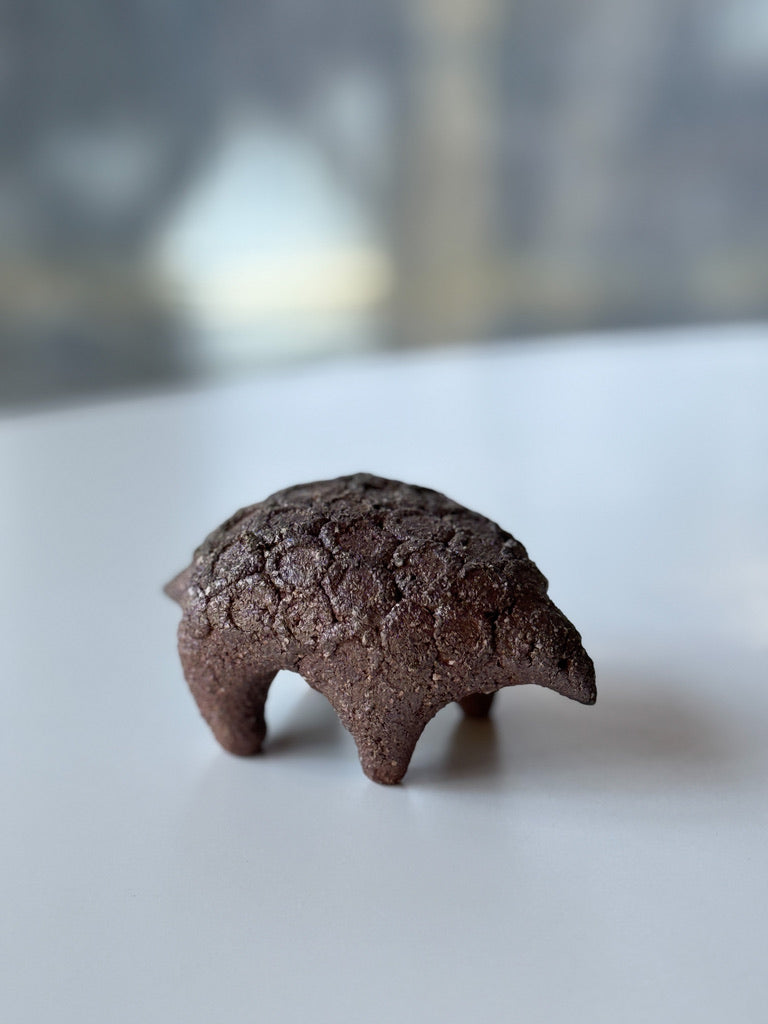 Nakadera kiln - Small Creature Figurine, Tortoise