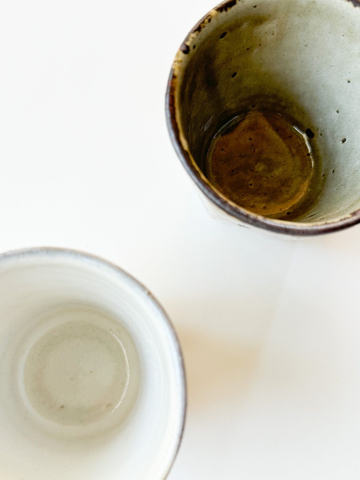 Yamanokuchi Kiln - Small cup "Chamfer", Haiyu (Grey)
