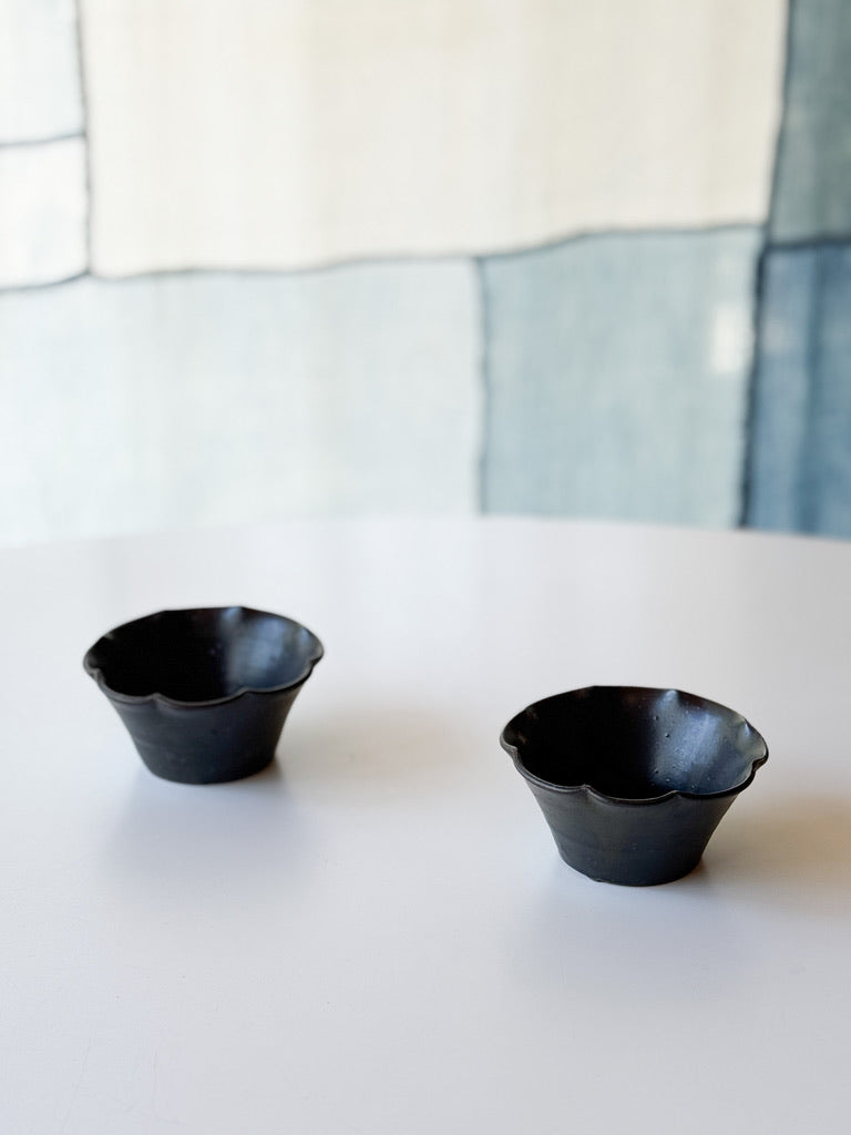 Yamanokuchi Kiln - "Rinka" Flower Mini Bowl