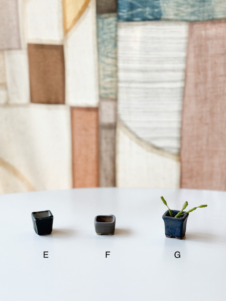 Tiny Vintage Planters – from Kyushu (maybe!)