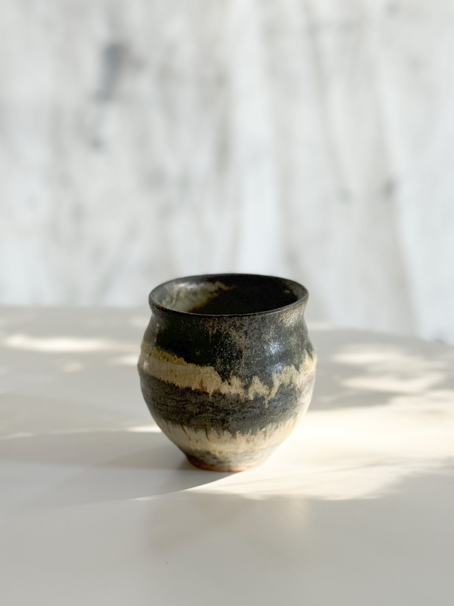 Ayoo pottery, large cup, tsubohai,
Yoka Good Things