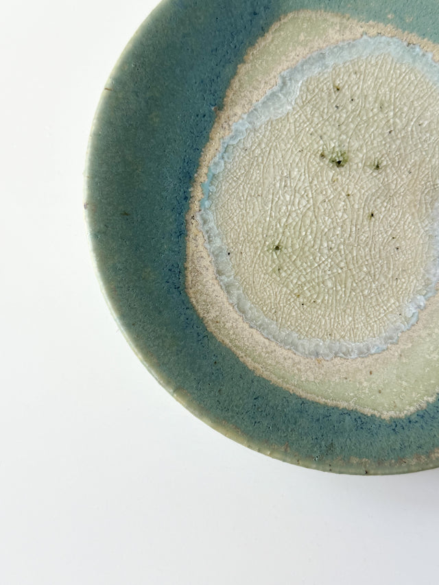 Ayoo Pottery by Naoki Kanazawa -  Small plate, "Lake on the planet"