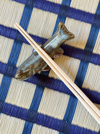 Nakadera kiln - Fish utensil rest, A