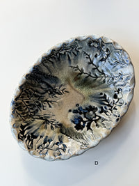 Mizuho Kiln - Floral Oval Shallow Bowl