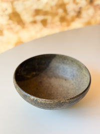 Moriyama Kiln - Bowl, Brush Pattern, Dark Brown