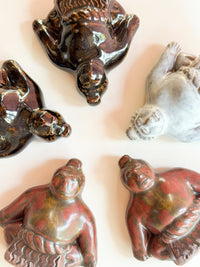 Nakadera kiln - Sumo Wrestler Paperweight