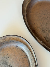 Moriyama Kiln - Tane platter, Dark