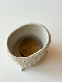 Yamanokuchi Kiln - Ovel Folwer Vase with Legs