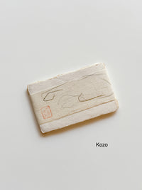 Washi Paper - Small Message Card Set of 10