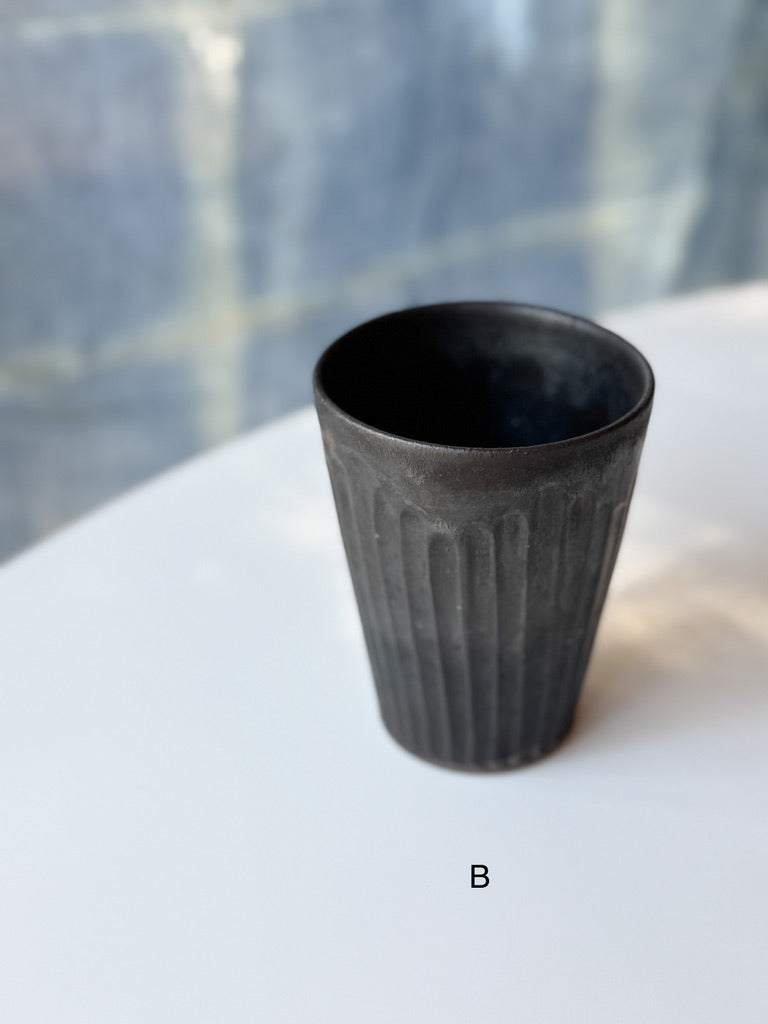 Issaki kiln -  Black Tumbler