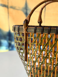 Yasuo Fukusaki - Bamboo basket, Green